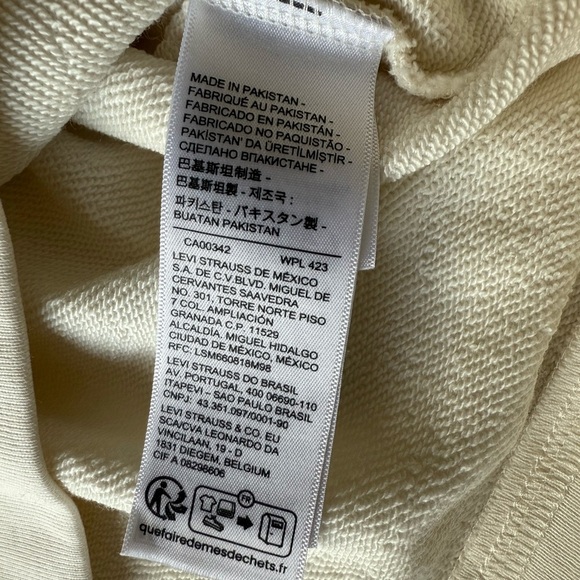 LEVI’S GRAPHIC MARINA SHORT SLEEVE
CREWNECK SWEATSHIRT XS - Picture 7 of 9